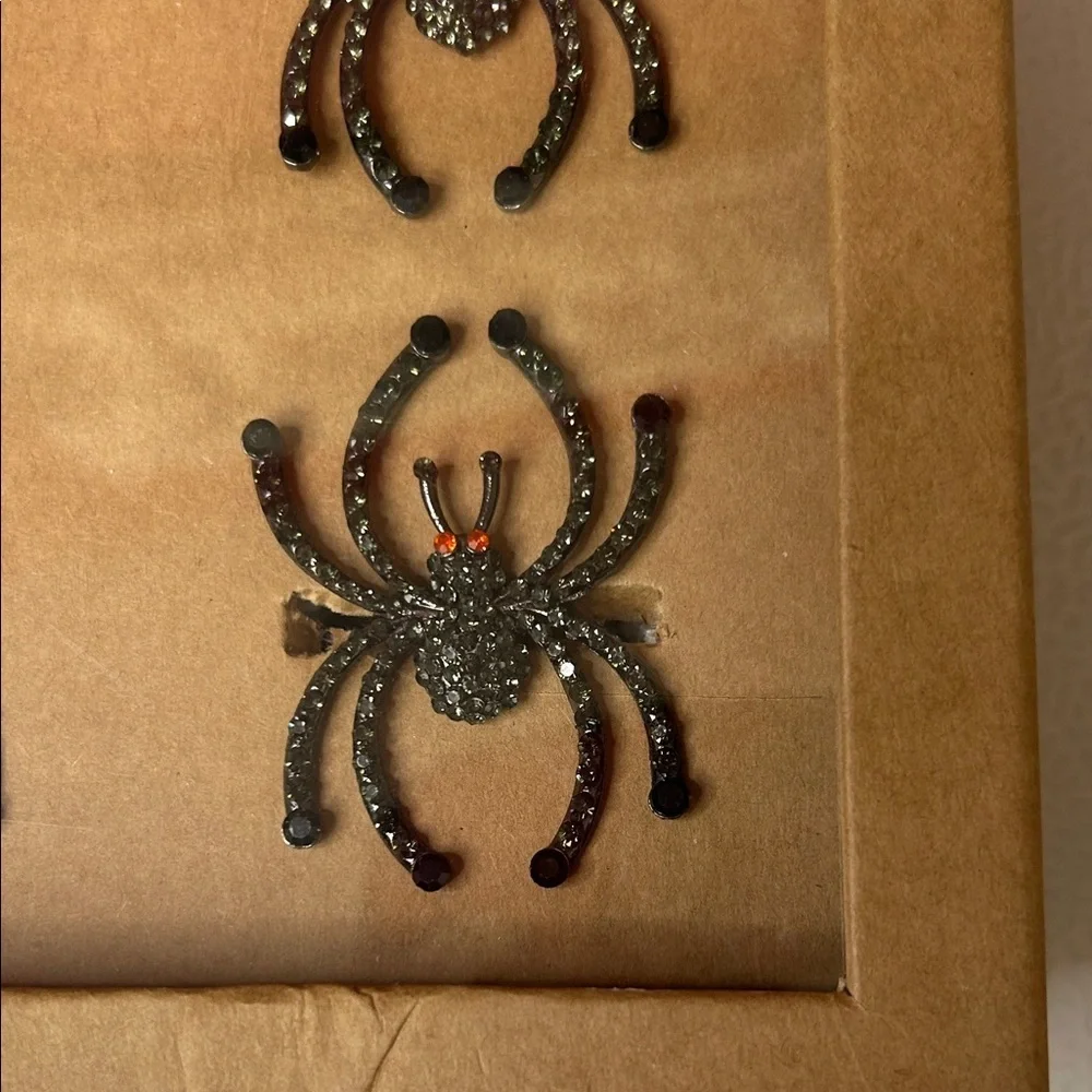 Black Spider napkin holder Set